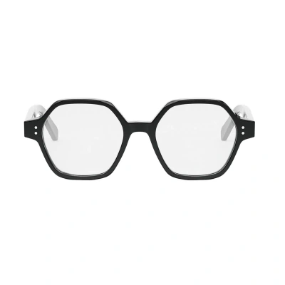 Celine Cl50142i Thin 2 Dots 001 Glasses In Nero