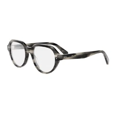 Celine Cl50145i005 Square Full Rim Eyeglasses In Burgundy