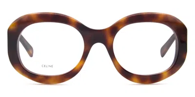 Celine Cl50149i 053 Women's Glasses Tortoiseshell Size 53 - Free Lenses - Blue Light Block Available In Brown