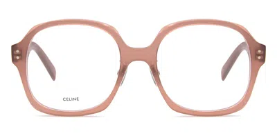 Celine Cl50151f Vestibilità Orientale 045 Occhiali Da Vista Marroni Per Donna (solo Montatura) In Brown