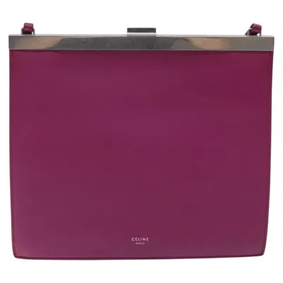 Pre-owned Celine Clasp Leather Clutch Bag ()