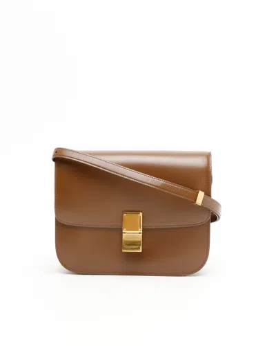 Celine Céline Classic Box Bag In Brown