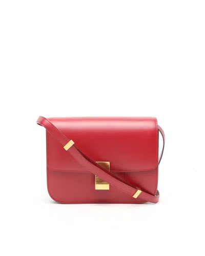 Celine Céline Classic Box Bag In Red