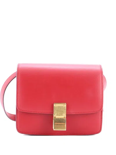 Pre-owned Celine Classic Box Bag Smooth Leather Small Crossbody Bag