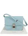 Celine Classic Box Medium Shoulder Bag (authentic Pre-loved) In Blue