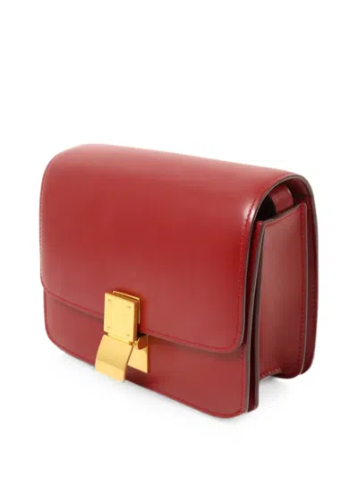 Celine Classic Box Mini Bag In Red