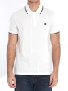 Celine Polo Shirt With Triomphe In Ob Off White/black