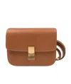 Celine Classic Medium Cow Leather Handbag In Brown