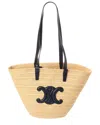 Celine Logo Shoulder Bag In Blue