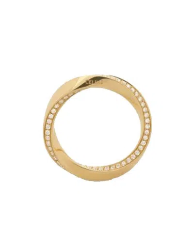 Celine Classic Ring In Yellow