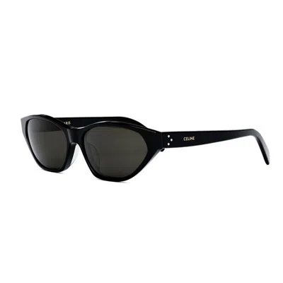 Celine Classic Shiny Black Sunglasses For Women