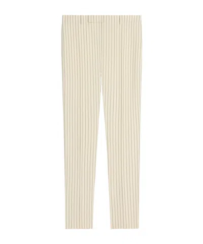 CELINE CLASSIC PANTS IN STRIPED WOOL