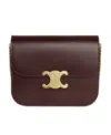 Celine Classique Flip Shoulder Bag In Red