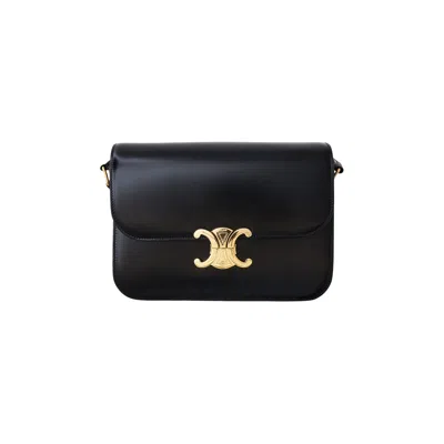 Pre-owned Celine Classique Triomphe Bag 'black' | Women's Size Onesize