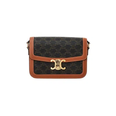 Pre-owned Celine Classique Triomphe Bag 'brown' | Women's Size Onesize