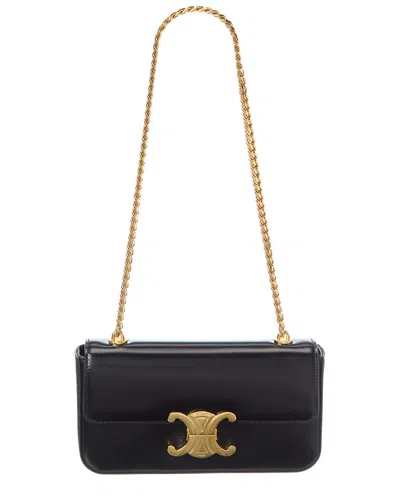 Celine Claude Leather Chain Shoulder Bag