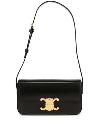 Pre-owned Celine Claude Shoulder Bag In 黑色