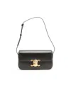 Celine Céline Claude Triomphe Bag In Black