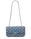 Celine Claude Chain Shoulder Bag In Blue