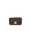 Celine Claude Triomphe Shoulder Bag In Black