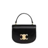 Celine Patent Calfskin Mini Besace Clea Crossbody Bag In Black