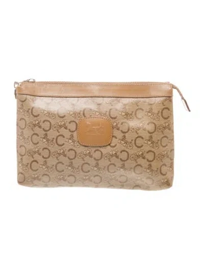Pre-owned Celine Clutch Vintage In Brown