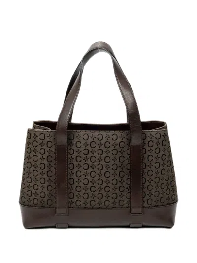 Celine C-macadam Tote Bag In Purple
