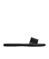 Celine Elegant Flat Slip-on Sandals For Summer In Black