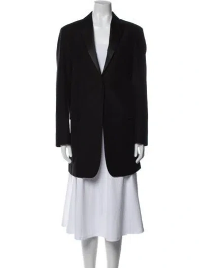 Pre-owned Celine Coat In Black