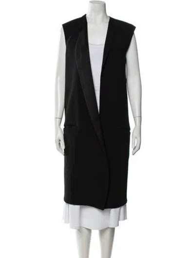 Pre-owned Celine Coat In Black