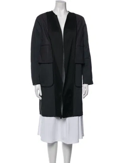 Pre-owned Celine Coat In Black