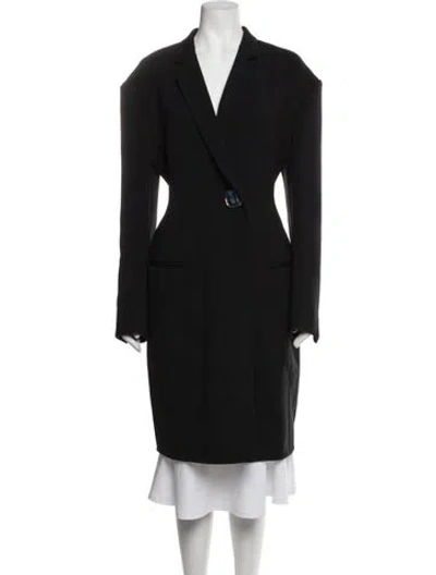 Pre-owned Celine Coat In Black