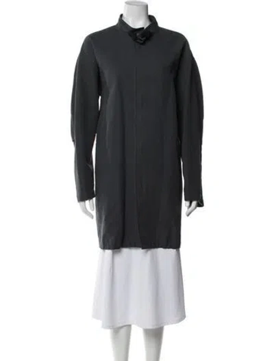 Pre-owned Celine Coat In Gray