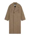 Celine Houndstooth Wool Coat
