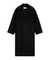 Celine Coat In Wool Cloth In Black