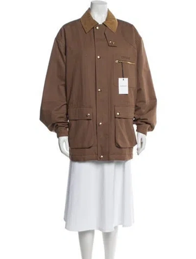 Pre-owned Celine Coat W/ Tags In Brown