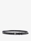 Celine Men Medium Triomphe Belt In Triomphe Canvas In Black