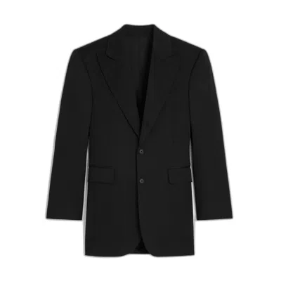 Celine Colonne Wool Jacket In Black