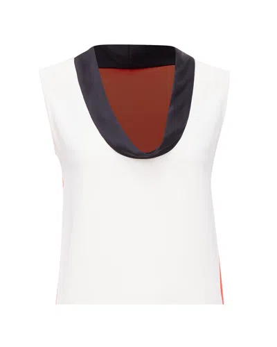 Pre-owned Celine Colorblocked Tank In Orange/orange