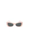 Celine Colored Lens Cat's Eye Frame Sunglasses In Pink