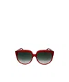 Celine Colored Lens Sunglasses In Red