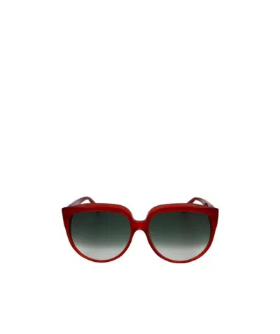 Celine Colored Lens Sunglasses In Red