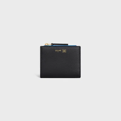Celine Compact Wallet In Blue