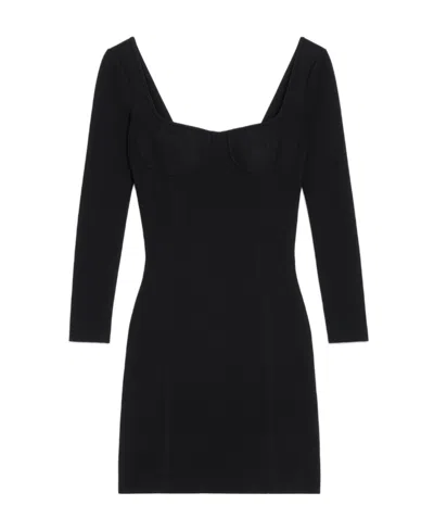 Celine Corset Dress In Black