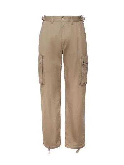 Celine Cotton And Linen Cargo Trousers
