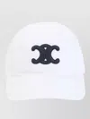 Celine Triomphe Baseball Cap In White