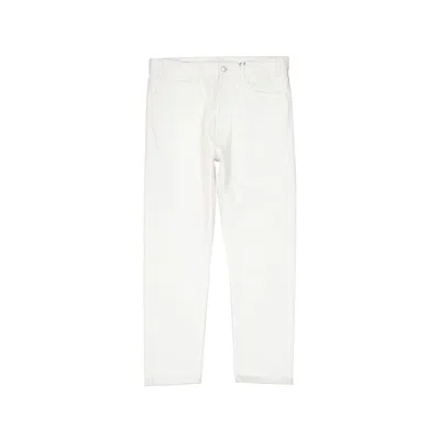 Celine Cotton Denim Jeans In White