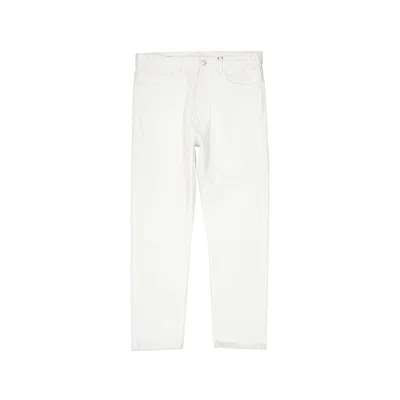 Celine Cotton Denim Jeans In White