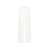 Celine Flared Leg White Denim Jeans For Women In White