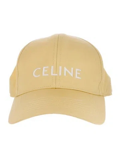 Pre-owned Celine Cotton Gabardine Baseball Cap In Multi